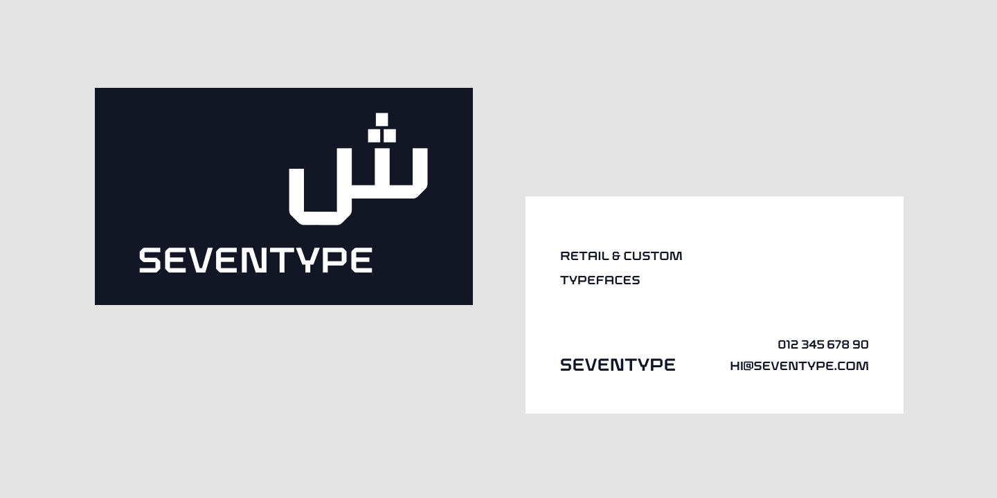 Example font Klapt Arabic #2